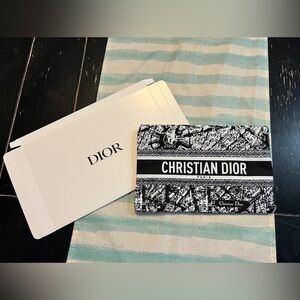Christian Dior GWP Black and White Pouch